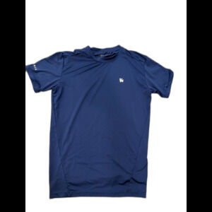YoungLA Men's Blue Compression Tee - Size Large